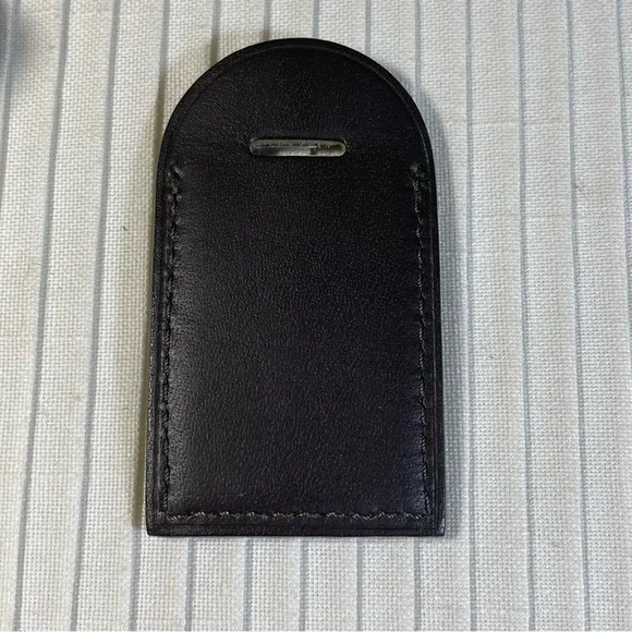 Louis Vuitton Small/Mini Luggage Tag in Dark Brown, 
Free Non LV Clasp. - Picture 10 of 15
